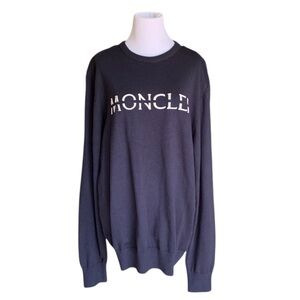 🆕 MONCLER Style Logo-Print Crew-Neck Sweatshirt 🆕